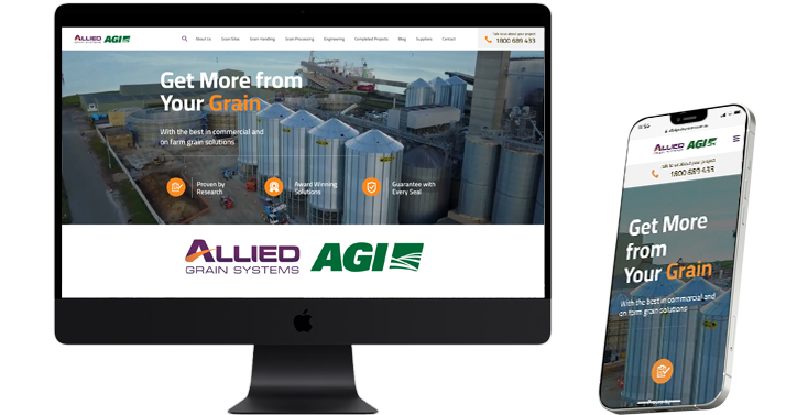 AGI website design