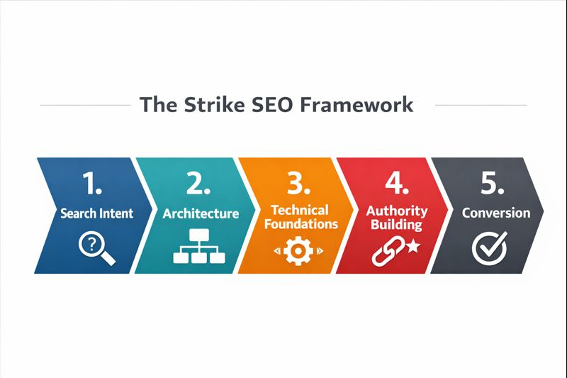 SEO in Australia SEO Framework Strike Media
