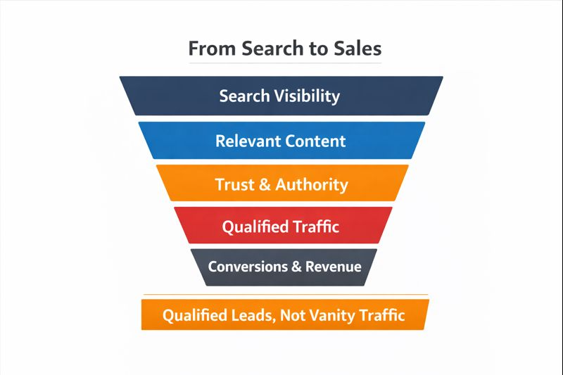 SEO Adelaide content & sales funnel