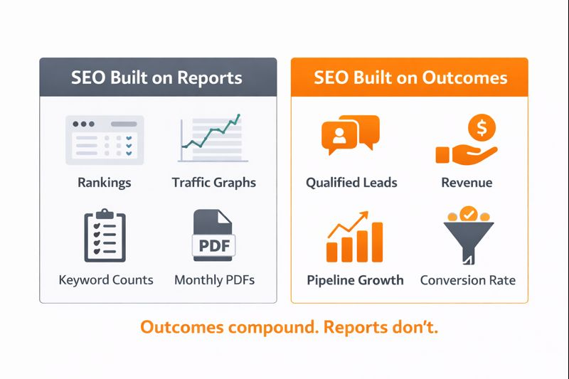 SEO reports and outcomes